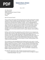 5-4-18 Menendez Joint Letter to General Prosecutor of Ukraine on Mueller Investigation