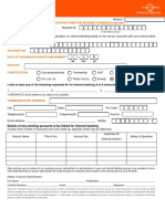 Corporate NetBanking Form