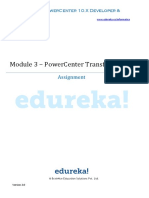 Module 3 - Powercenter Transformations: Assignment