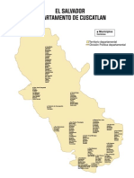 Departamento de Cuscatlán: Municipios y Cantones