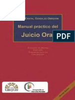 01 Manual Practico Del Juicio Oral - Diana Cristal Gonzalez Obregon PDF