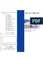 Bajaj Allianz Motor Insurance Brochure PDF