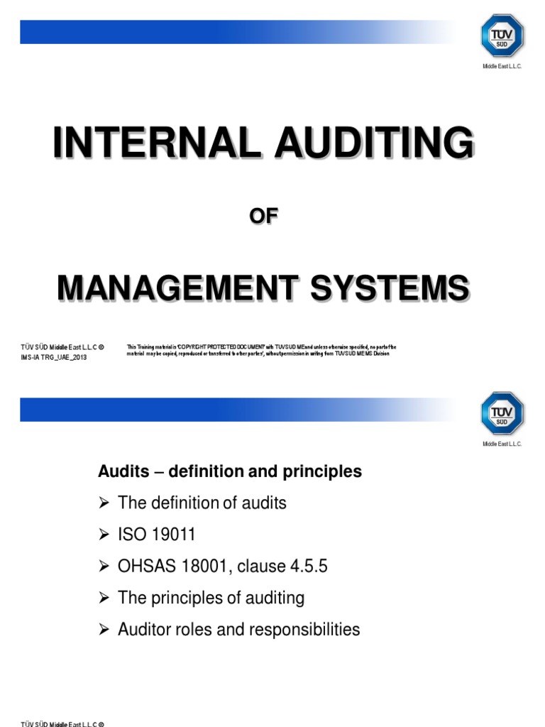 Internal Auditing PDF | PDF | Audit | Auditor's Report