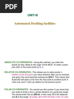 UNIT-III Automated Drafting Fecilities