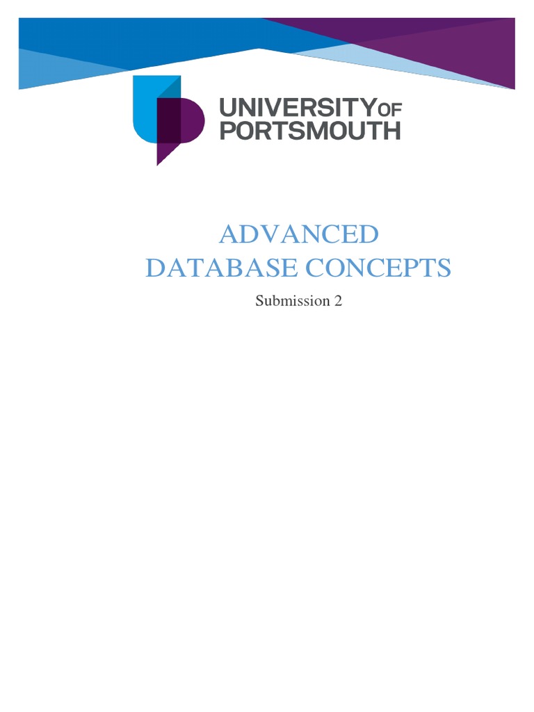 Advanced database concepts pdf databases database index