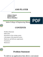 Ams Player: Indira College of Engineering Management, Pune