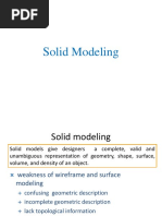 Unit III Solid Modelling