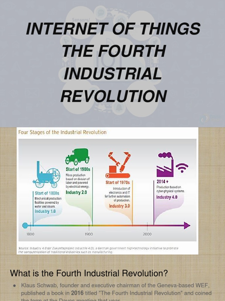 Internet of Things The Fourth Industrial Revolution | PDF | Internet Of ...