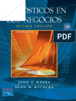 Pronósticos en los negocios, 8va Edición - John E. Hanke y Dean W. Wichern