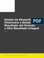 Estado de Situacion Financiera y Estado Del Resultado Del Periodo y Otro Resultado Integral