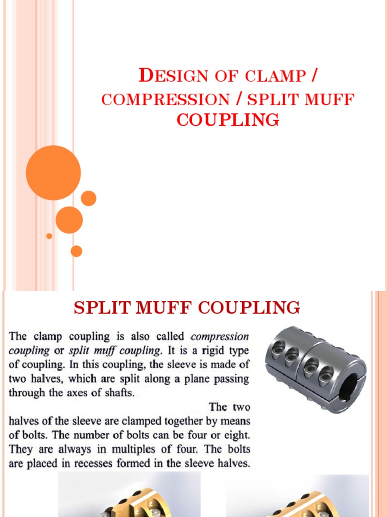 Coupling: Esign of Clamp Compression Split Muff | PDF