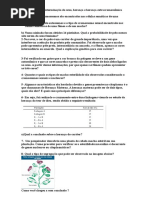 Exercícios de Determinação Do Sexo - Sem Gabarito