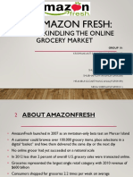 Amazon Fresh: Rekindling Online Grocery Market