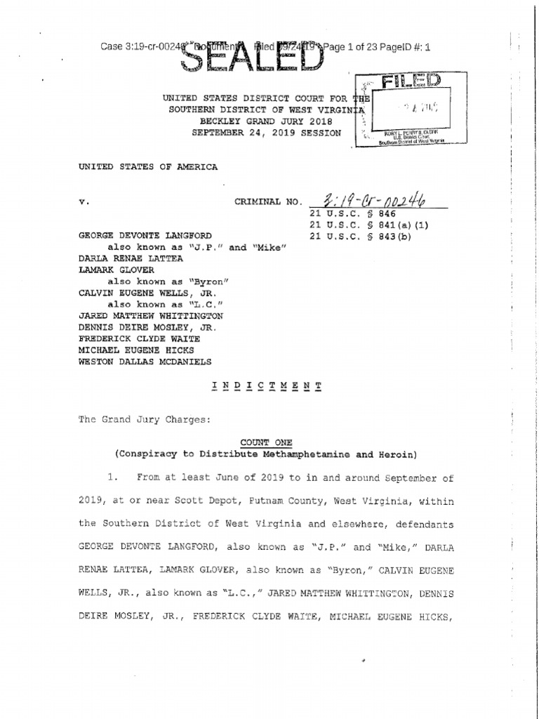 Federal Indictments PDF