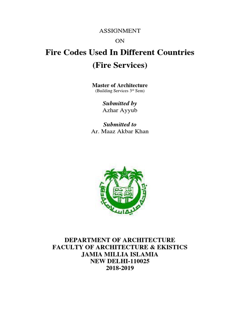 Fire Codes Used in The World PDF Fire Safety Building Code