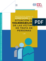 Protocolo para La Acreditación de La Situación de Vulnerabilidad de