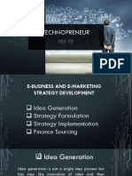 ITEC 75 - EBusiness and Ecommerce Marketing Strategy Devt