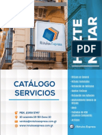Catálogo de servicios de rotulación y publicidad 2018-2020