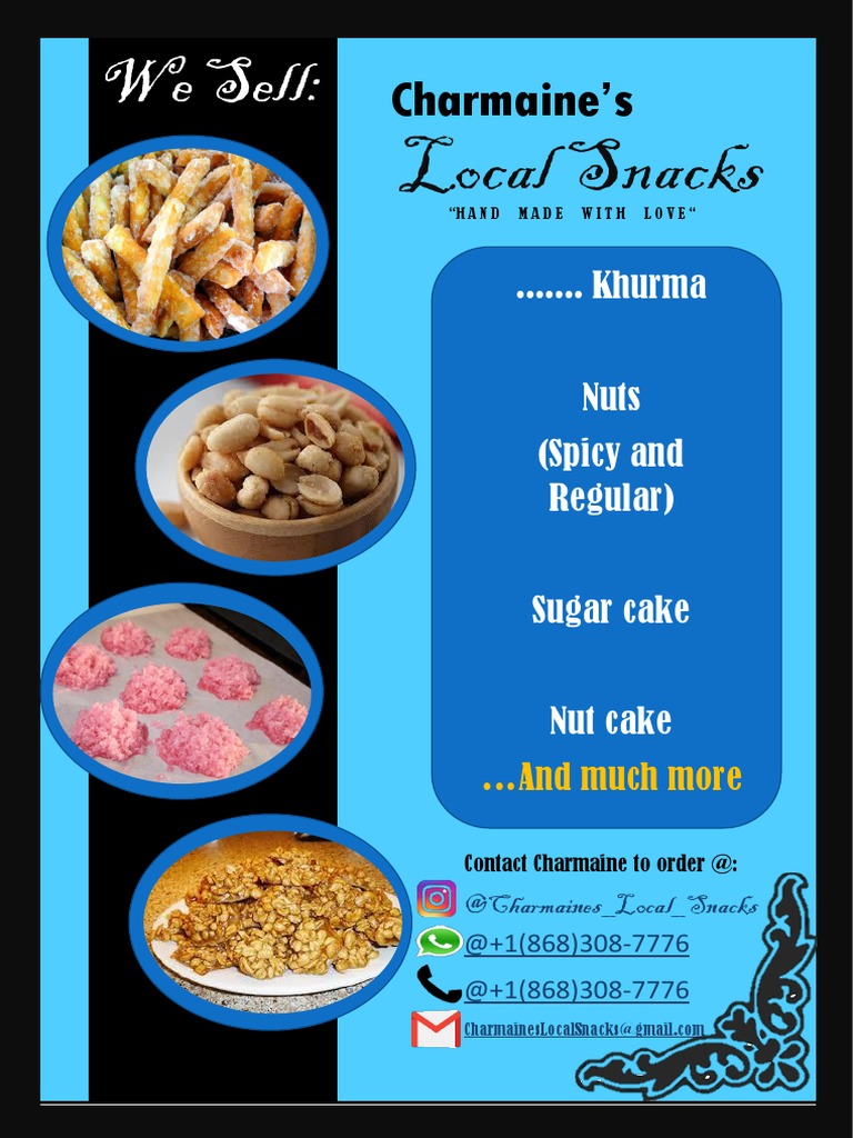 Handcrafted Local Snacks by Charmaine | PDF
