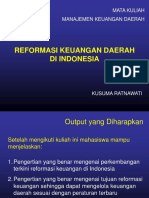 REFORMASI KEUANGAN Daerah