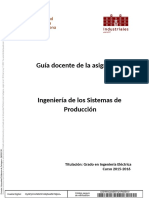 Guía Docente de La Asignatura: Titulación: Grado en Ingeniería Eléctrica Curso 2015-2016