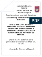 Norma de Galletas Documento Word