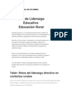 Educación Rural en Colombia