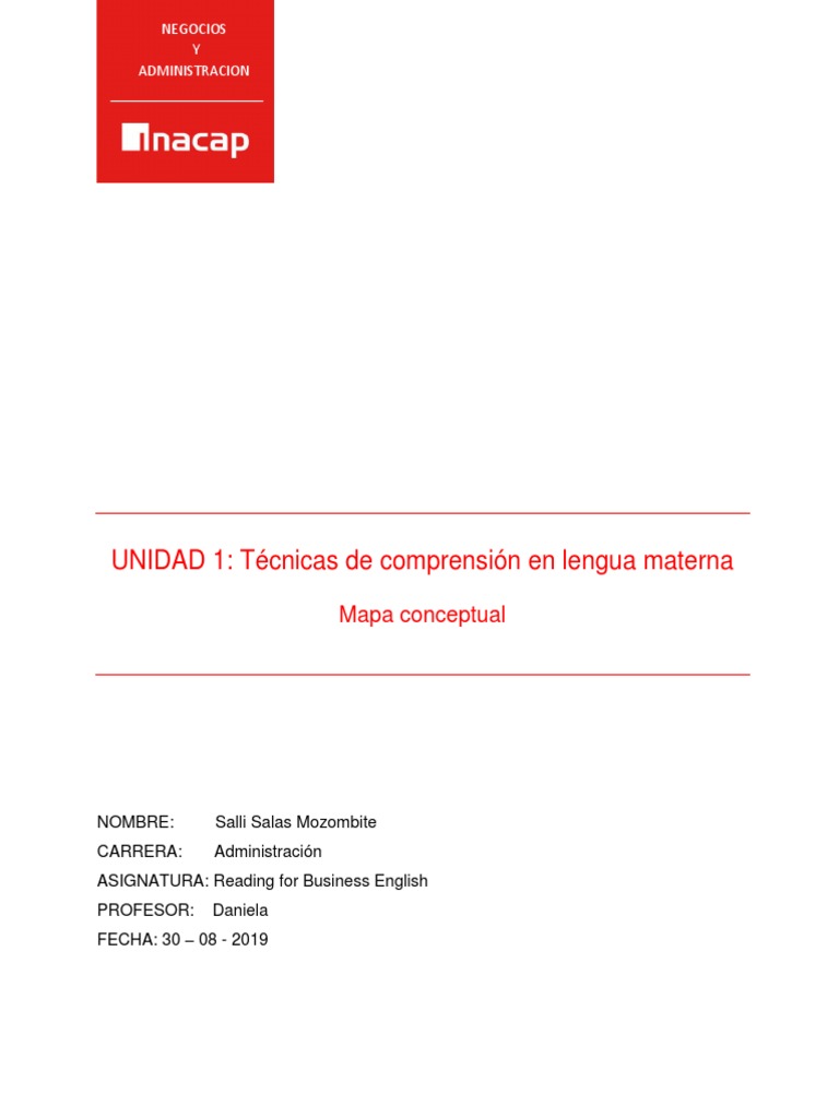 Plantilla Informe Inacap para Word | PDF
