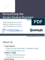 Us 16 Mandt Demystifying The Secure Enclave Processor