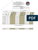 Quarterly Report On All TB Cases: Bureau of Jail Mangement and Penology