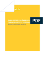 Guía Didáctica Curso Prevención de Riesgos Para Vigilantes de Seguridad 8h