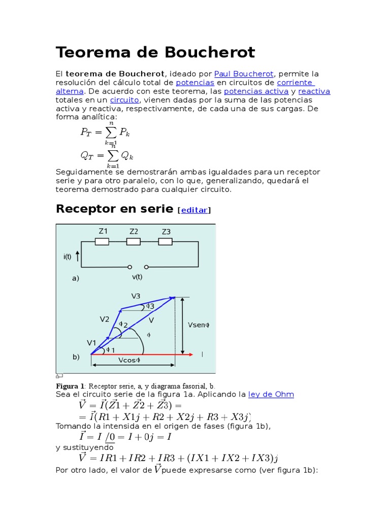 Teorema de Boucherot PDF