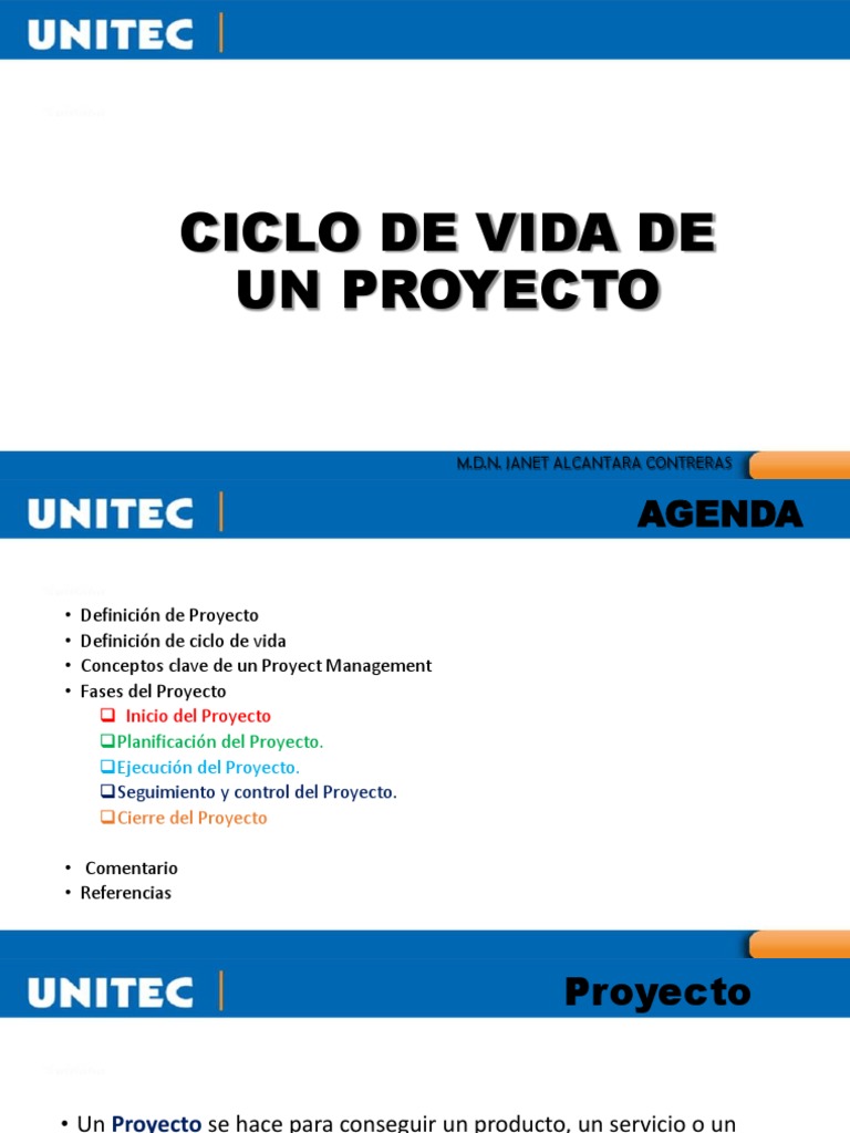 Fases del Ciclo de Vida de un Proyecto | PDF | Gestión de proyectos ...