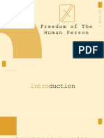 Freedom of The Human Person: About Us