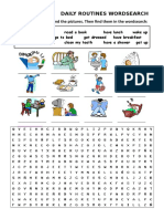 Daily Routines Picture Dictionary and Wordsearch Crosswords Picture Dictionaries Wordsearches 40448