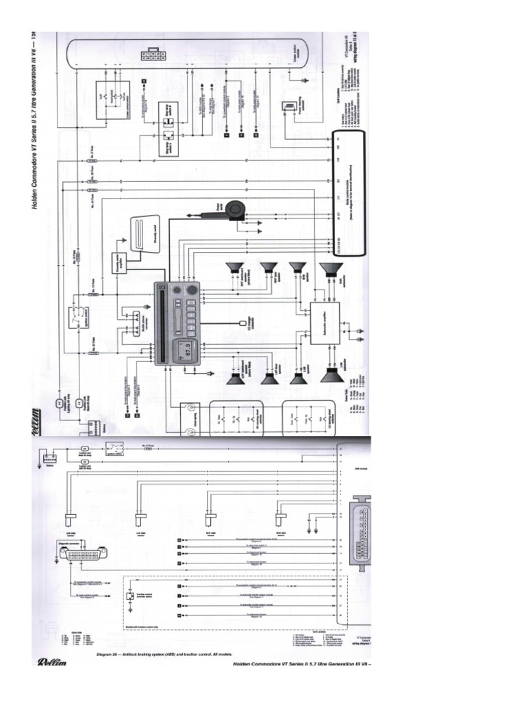 Vt Commodore Diagrams