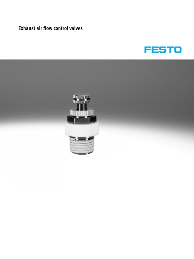 Exhaust Air Flow Control Valves PDF Valve Screw