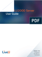 Liveu Lu2000 Server MMH User Guide v621 28aug2017 PDF