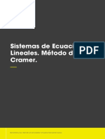 SISTEMAS DE ECUACIONES LINEALES. METODO DE CRAMER.pdf