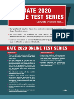 Gate 2020 Online Test Series