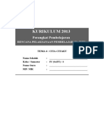 RPP Kelas 4 Tema 6 PDF