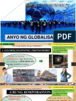 Anyo NG Globalisasyon