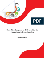 Guía Técnica para La Elaboración de Manuales de Organización