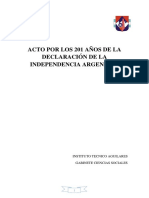 Acto Académico Del 9 de Julio de 2017