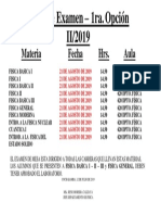 Horario Física 