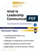 Leadership Communication Essentials