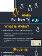 Aleks For New Teachers