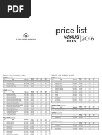 Price List Venus