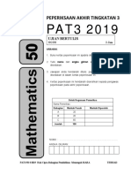 Kertas Percubaan Matematik PT3 2019 MRSM