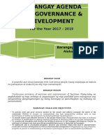 Barangay Agenda For Governance & Development